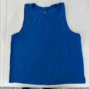 Beyond Yoga Featherweight Rebalance Blue Tank Top XS
